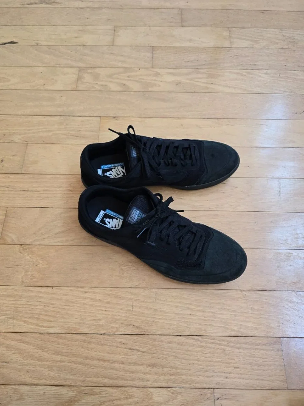 Vans x Anthony Van Engelen AVE Pro Triple Black Suede Mesh Skate Sneakers MEN 13